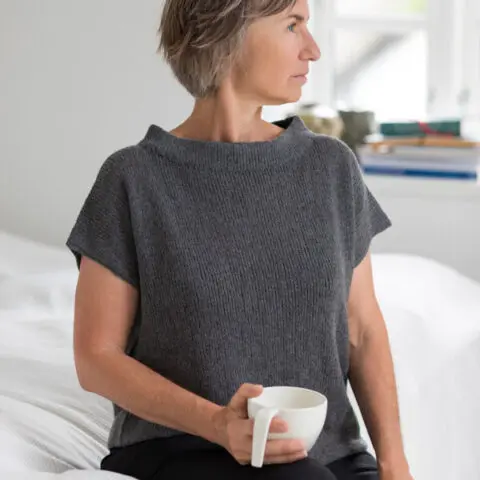 cashmere tee fra ONIONknit