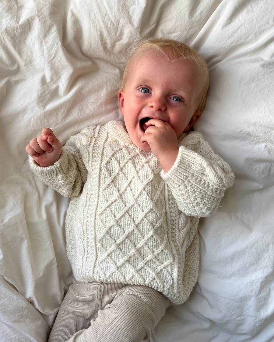 Moby Sweater Baby fra Petiteknit