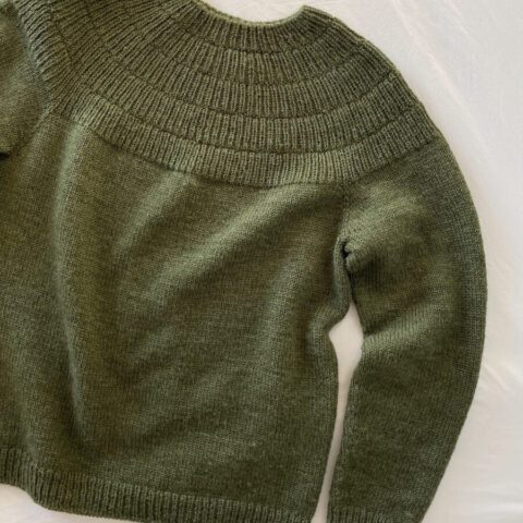 ankers trøje - my boyfriends size fra Petiteknit kan strikkes i Semilla Melange GOTS fra BC Garn